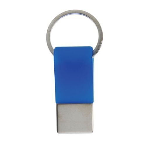 Blue Silicone Key Tag Keyring - Pack of 100 for School Bags and Badges