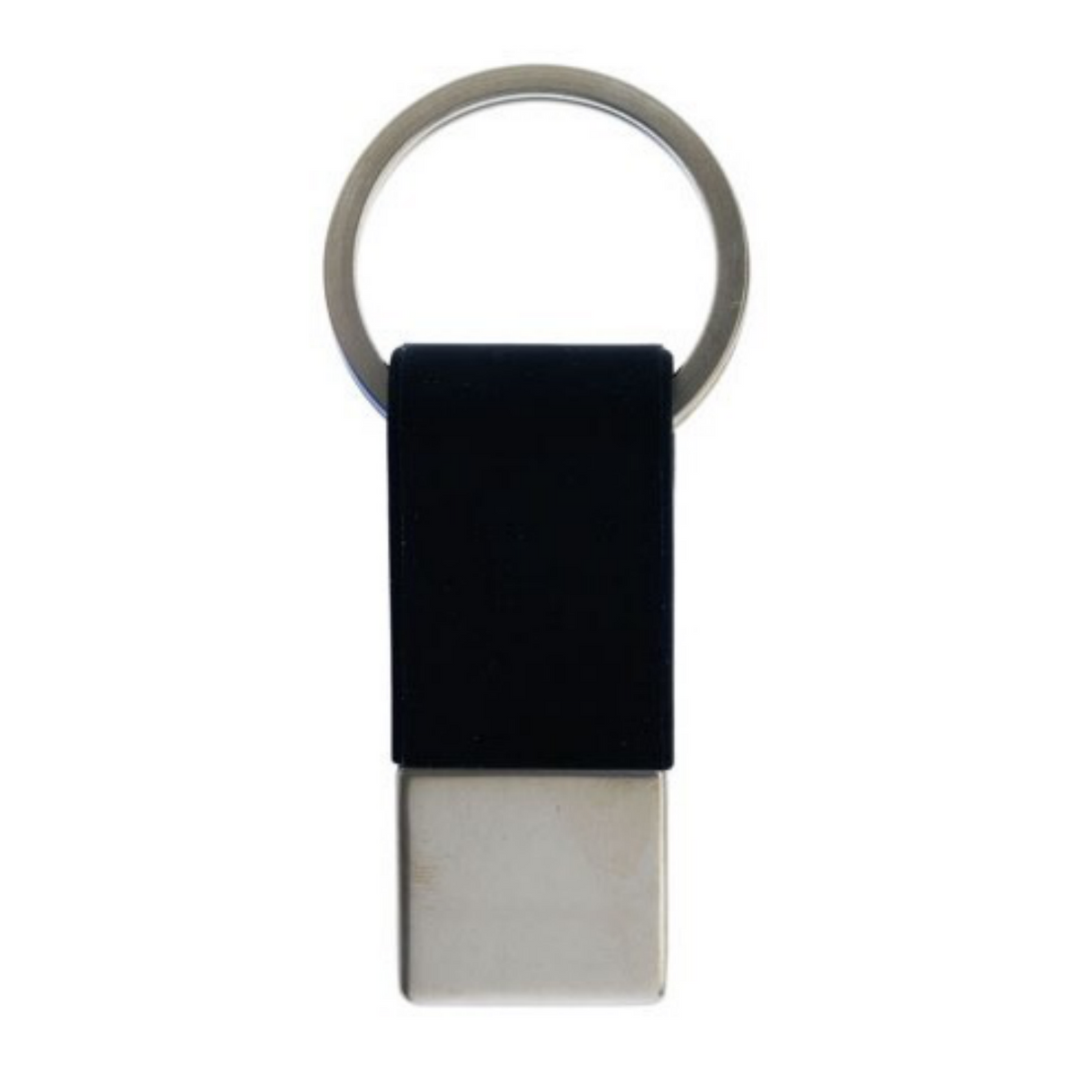 100 Pack of Stylish Silicone Key Tag Keyrings for School Bags - Black