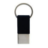 Coda Key Tag Keyring Key Ring School Bag Badge - Black - Side View