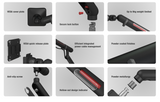 UFOU Kyber Monitor Arm Single Mount Bracket Heavy Duty Star Wars - Black - Top-Down View