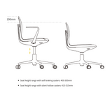 UFOU Joyin Tail Designer Ergonomic Chair - Whale - Rear View