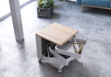 UFOU Fitin Helix Modular Storage Cabinet Unit (5 Revolving Doors) - Side View