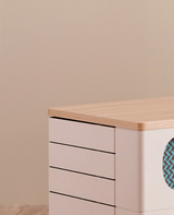 UFOU Fitin Helix Modular Storage Cabinet Unit (5 Revolving Doors) - Top-Down View