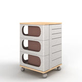 UFOU Fitin Helix Modular Storage Cabinet Unit (7 Revolving Doors) - Front View
