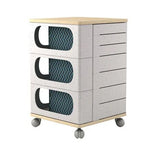 UFOU Fitin Helix Modular Storage Cabinet Unit (7 Revolving Doors) - Front View