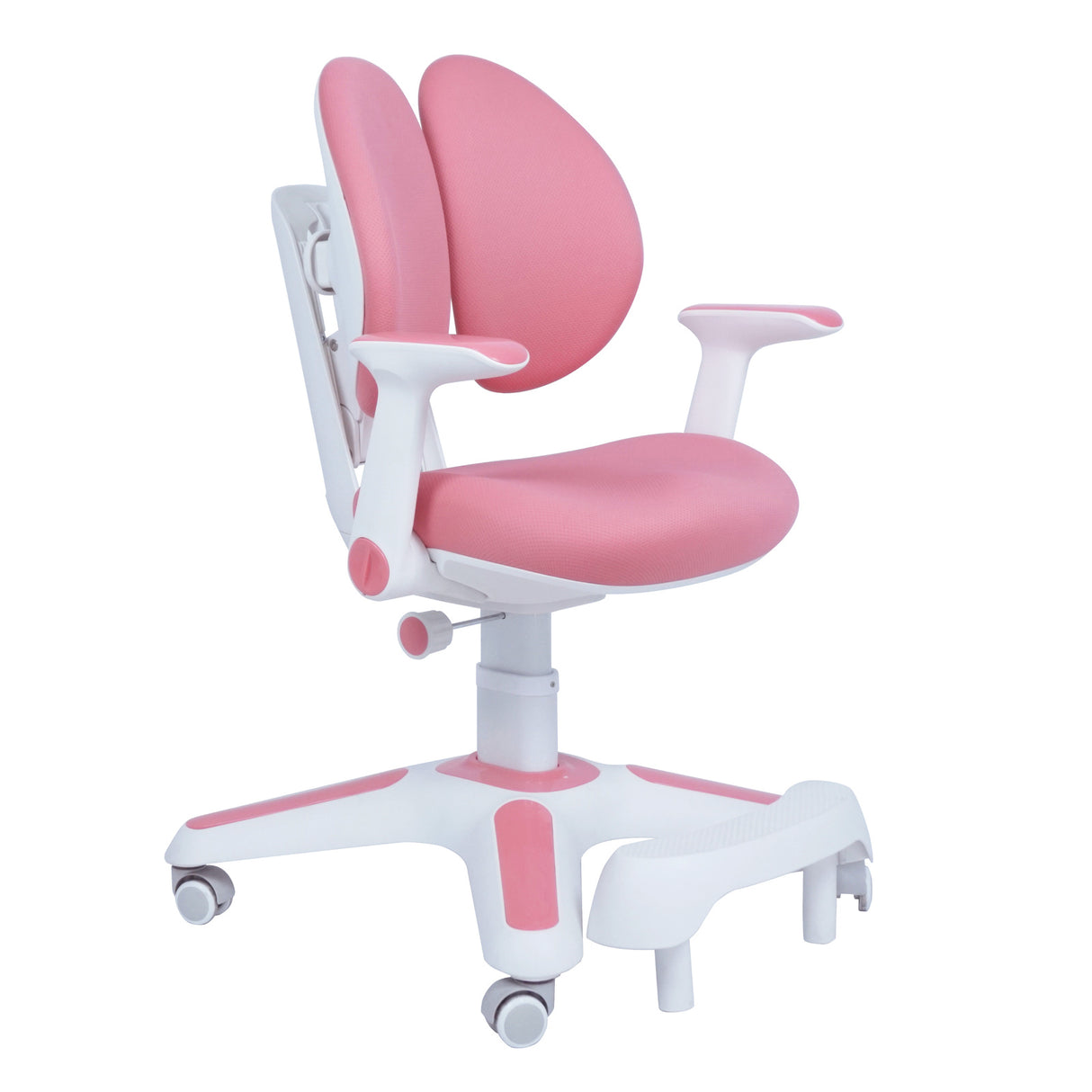 Adjustable Pink Ergonomic Study Desk and Chair Set for Kids