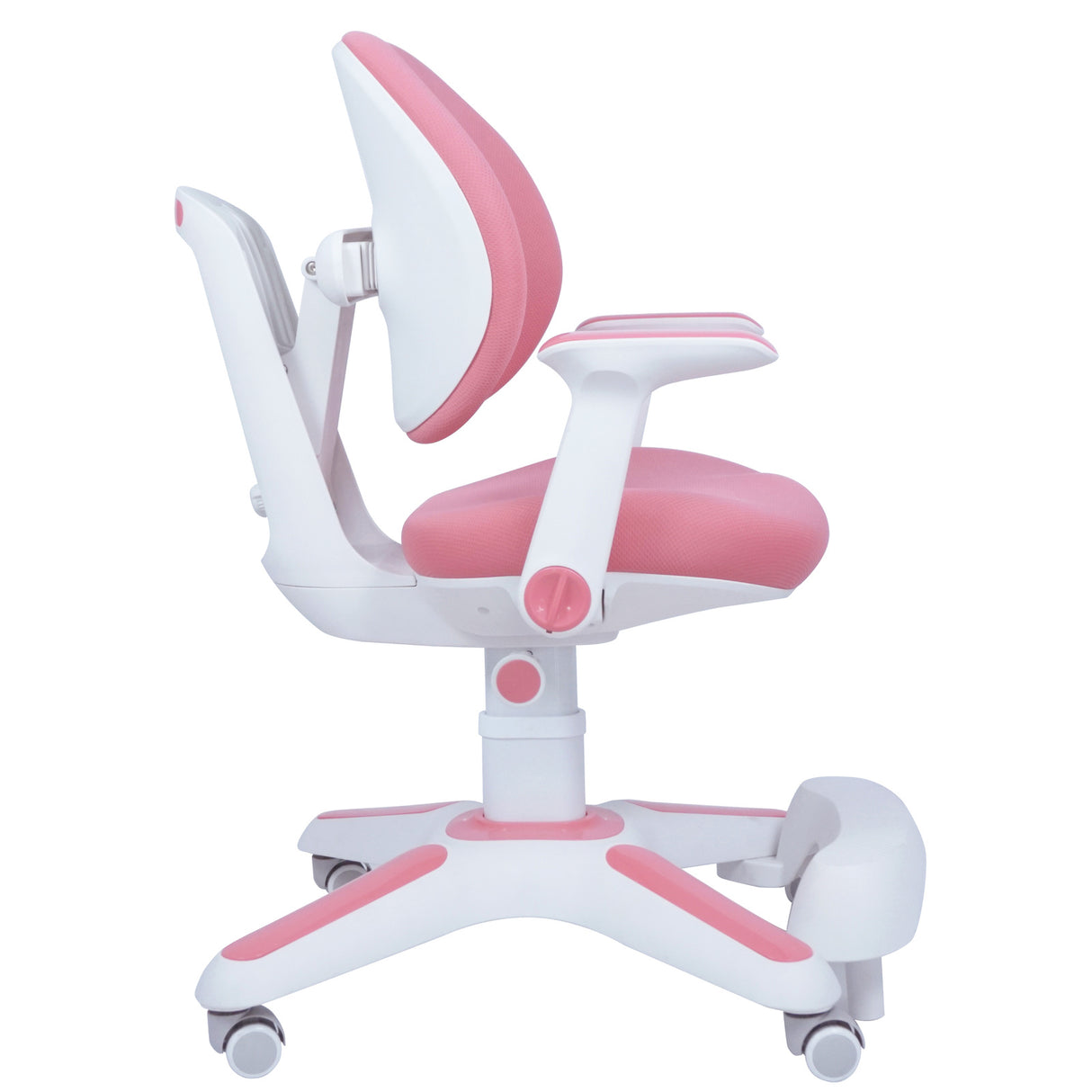 Adjustable Pink Ergonomic Study Desk and Chair Set for Kids