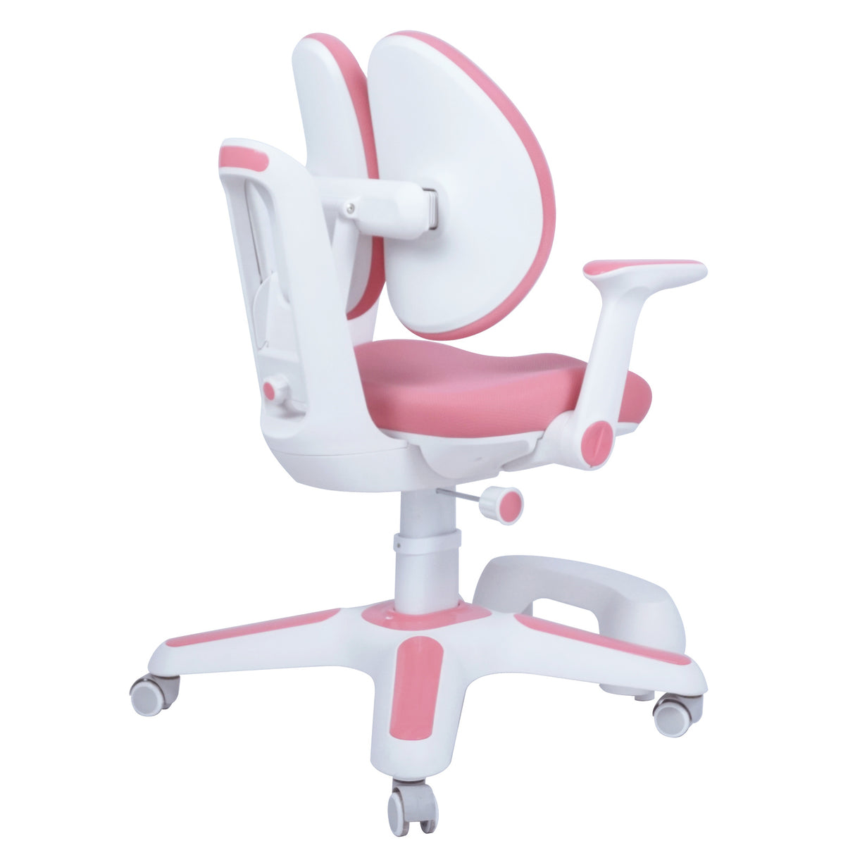 Adjustable Pink Ergonomic Study Desk and Chair Set for Kids