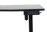 140 x 70cm Electric Standing Desk Height Adjustable Motorised Electric Sit Stand in Black - Low Angle