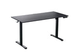 Ergonomic Kids Study Chair & Adjustable Electric Standing Desk Set ??Blue Chair & Black Desk