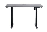 120 x 70cm Electric Standing Desk Height Adjustable Motorised Electric Sit Stand in Black - Rear View