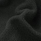 Windproof Thermal Fleece Balaclava Beanie Hat Full Face Mask Ski - Black - Close-Up Angle