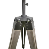 139cm Nautical Tripod Floor Lamp w Steel Grey Lamp Head Searchlight Spot Light Modern - Side View