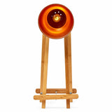 61cm Bamboo Easel Table Lamp Modern Scandi Designer Desk Light Bedroom Office - Close-Up Angle