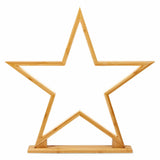 52cm Bamboo Star LED Table Desk Lamp Light Modern Designer - Natural