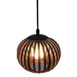 Hanging Ceiling Metal LED Pendant Lamp Light Holder Base with Timer - Top-Down View