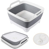 Collapsible Strainer Foldable Fruit Veggies Wash Colander Travel Storage Basket - Front View