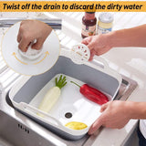Collapsible Strainer Foldable Fruit Veggies Wash Colander Travel Storage Basket - Extra Image
