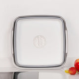 2x Collapsible Strainer Foldable Fruit Veggies Wash Colander Storage Basket - Low Angle