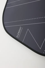 T700 Graphite Carbon Fiber Pickleball Paddles Pickle Ball Racket Racquet in Black - Top-Down View