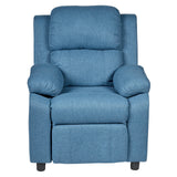 Erika Navy Blue Adult Recliner Sofa Chair Blue Lounge Couch Armchair Furniture - 45-Degree Angle