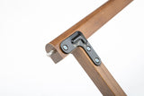 62cm Foldable Bamboo Outdoor Camping Table Waterproof Wood Wooden Travel - Small - 45-Degree Angle