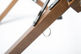 62cm Foldable Bamboo Outdoor Camping Table Waterproof Wood Wooden Travel - Small - Rear View