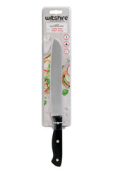 Wiltshire Stainless Steel Laser Bread Knife - 20cm - Front View