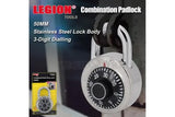 Combination Padlock Lock - 50mm - Side View