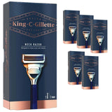 Gillette Razor for Neck & Cheeks - 6 Packs - Front View