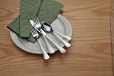 Oneida Barcelona 56pc Cutlery Butter Knives Forks Spoons Teaspoons Set in Gift Box - Close-Up Angle