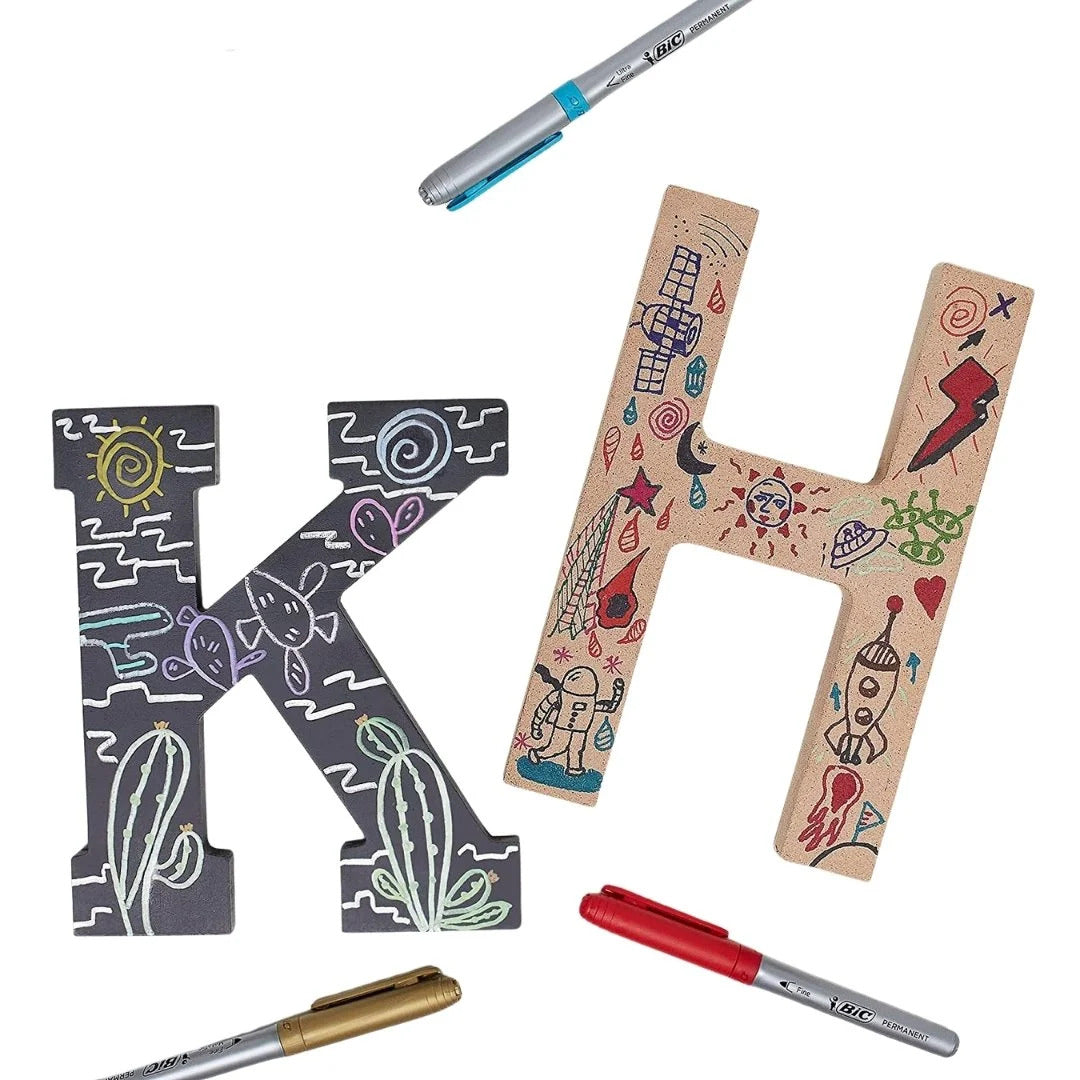 BIC Intensity Permanent Markers - 12 Assorted Colors for Creative Projects and Organization