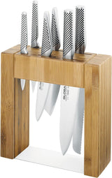 Global Ikasu 7pcs Knife Block Set - Front View