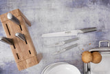 Global Ikasu 7pcs Knife Block Set - Rear View