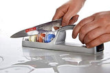 MinoSharp Plus 3-Stage Ceramic Water Sharpener 550/GB for Global Knives Knife - Side View