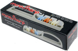 MinoSharp Plus 3-Stage Ceramic Water Sharpener 550/GB for Global Knives Knife - Close-Up Angle