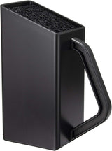 Victorinox Swiss Classic Empty Cutlery Knife Block in Black - Front View