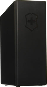 Victorinox Swiss Classic Empty Cutlery Knife Block in Black - Rear View