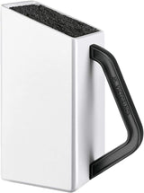 Victorinox Swiss Classic Empty Cutlery Knife Block in White - Front View