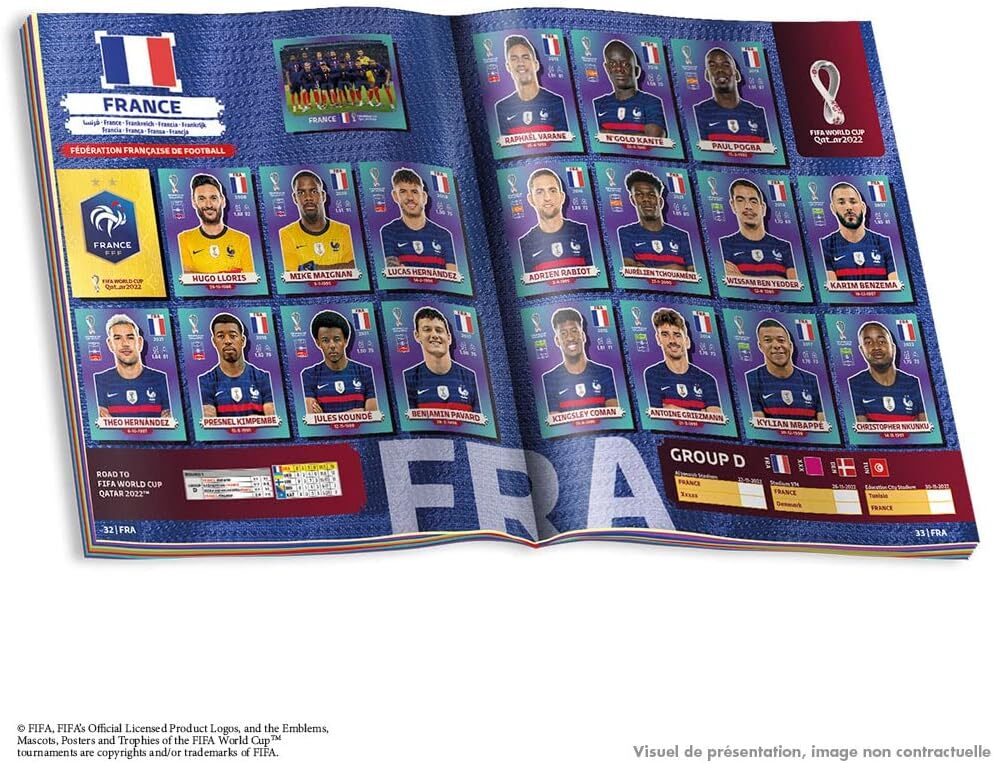 Panini Official 2022 FIFA World Cup Qatar Sticker Collection Starter Kit