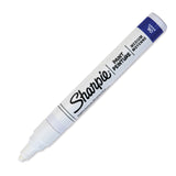 Sharpie Oil-Based Paint Marker in White Medium Point - Front View