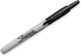 Sharpie Fine Point Retractable Permanent Marker - Black - Front View