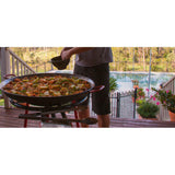Garcima Spanish Paella Gas Burner Set 50cm Pan - Top-Down View