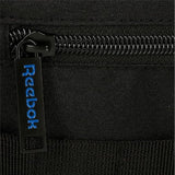 Reebok Malden Duffle Gym Bag in Blue/Black/White - Top-Down View