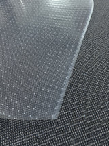 Marbig Office Chair Mat Carpet Protector PVC Protection - 124cm (L) x 99cm (W) - Top-Down View