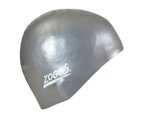 Zoggs Easy Fit Silicone Swim Cap Swimming Silicone Hat - Solid Assorted Colours - Top-Down View