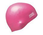 Zoggs Easy Fit Silicone Swim Cap Swimming Silicone Hat - Solid Assorted Colours - Rear View