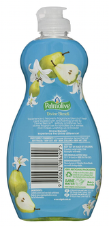Palmolive Dishwashing Liquid Ultra Divine Blends 375ml - Fresh Pear & White Lily - Side View