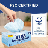 480x Viva Paper Towel Rinse & Re-Use Towel Reusable 20 Sheets x 24 Packs Bulk Box - 45-Degree Angle