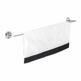610mm Chrome Towel Rail Stainless Steel Holder Rack - Front View